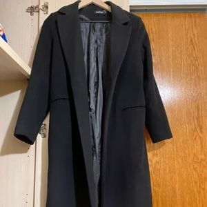 Black trench coat